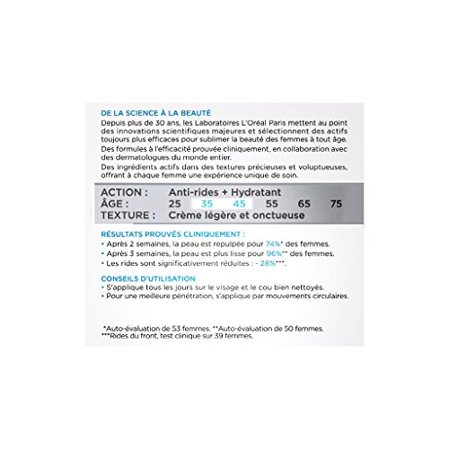 L'Oréal Paris - Age Expertise - Soin Jour Hydratant Anti-Rides au Collagène - 35 ans+ - 50 mL