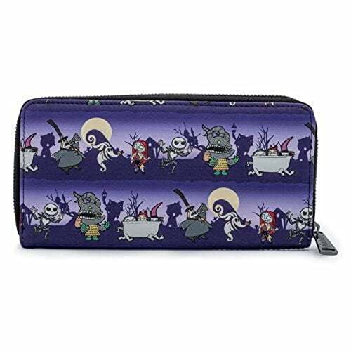 Loungefly RD-RS471734, Disney NBC WDWA1711-Cartera con Cremallera para Halloween para Mujer, Multicolor, único