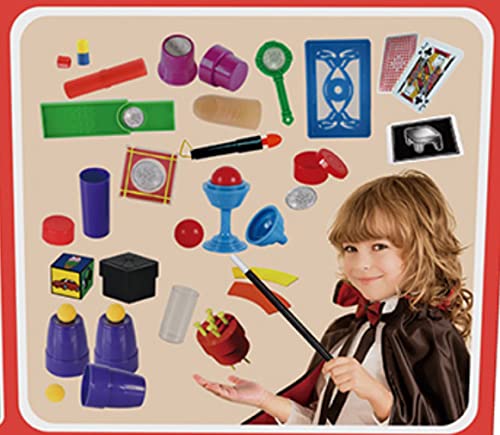 Magia Magic Show - Juego de magia para niños, 75 trucos de magia, fáciles de aprender juego mágico, juegos de Prestigio