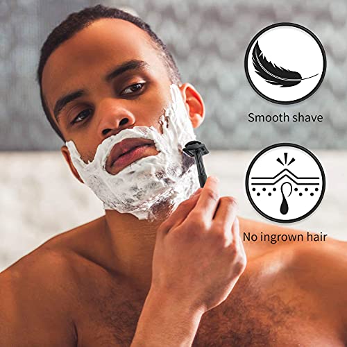 Maquinilla de Afeitar Clásica Negro | Maquinilla de Afeitar para Hombre | Cuchilla de Afeitar | Compatible con Todas las Hojas de Afeitar | Productos Ecológicos | Maquinilla de Afeitar | Bambaw