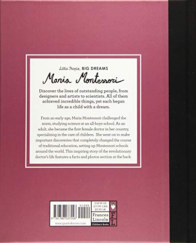 Maria Montessori (23): Volume 23 (Little People, BIG DREAMS)