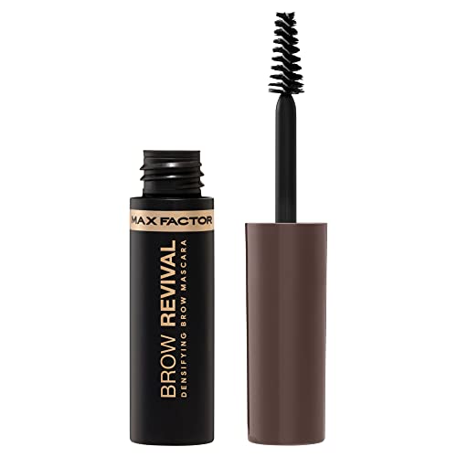 Max Factor Gel Densificante para cejas con aceites y fibras Sombra Negro Marrón 005