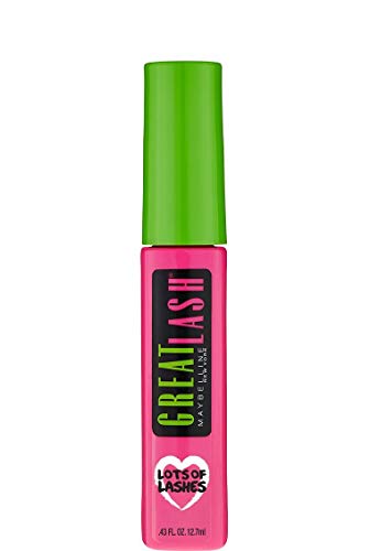 Maybelline Great Lash máscara de pestañas - Máscaras de pestañas (Negro, 18 mm, 18 mm, 105 mm, 26 g)