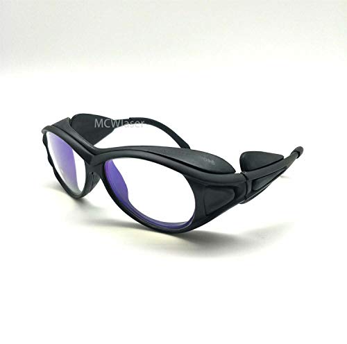 MCWlaser Gafas Protectoras de Seguridad con láser de CO2 Gafas 1064 NM Tipo Reflectante Gafas con láser de CO2 para Fibra Marcado láser Corte Instrumento de Tratamiento de Belleza EP-24