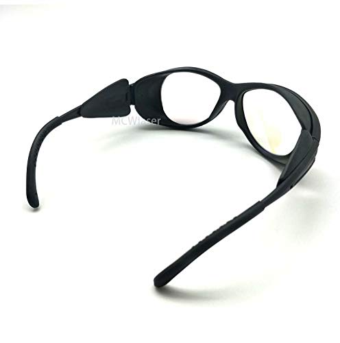 MCWlaser Gafas Protectoras de Seguridad con láser de CO2 Gafas 1064 NM Tipo Reflectante Gafas con láser de CO2 para Fibra Marcado láser Corte Instrumento de Tratamiento de Belleza EP-24