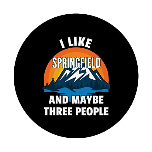 Me gusta Springfield y quizás tres personas PopSockets PopGrip Intercambiable