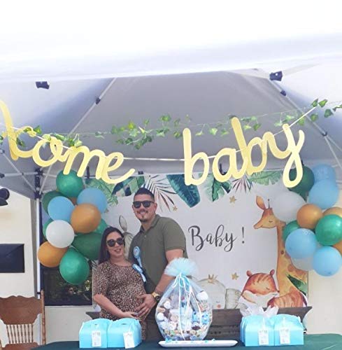 Mehofoto Safari Baby Shower - Fondo de vinilo para bebé, diseño de safari