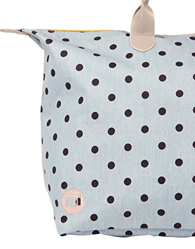 Mi-Pac Weekender Bag Bolsa de Cuerdas para El Gimnasio, 55 cm, 35 litros, Denim PolkaBlk