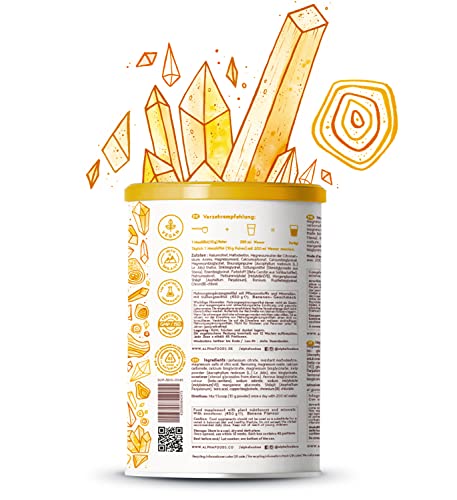 Minerales y Oligoelementos - Sabor Plátano - Complejo Mineral Natural con Esencia de Shilajit Primordial - 450g Polvo