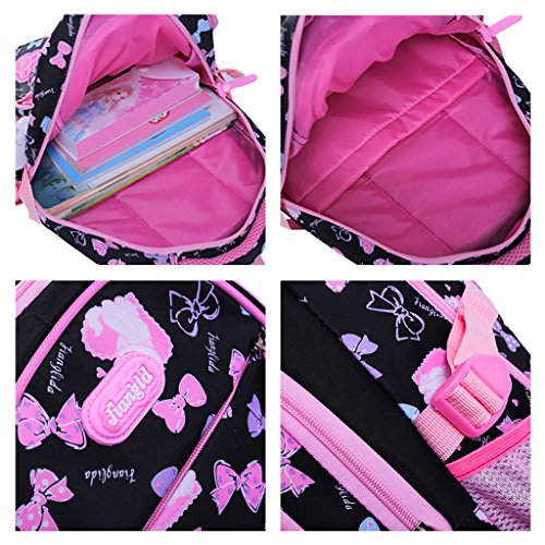 Mochila Escolar para niños, Mochila Escolar para Niñas Estudiantes Bolso Colegio Impermeable - Azul Oscuro