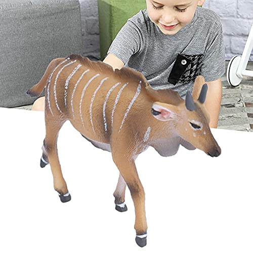 Modelo de Animal de Bosque, Hermoso Modelo de Animal de Simulación Lindo de PVC, Peso Ligero para Niños para Decoración de Escritorio en el Hogar