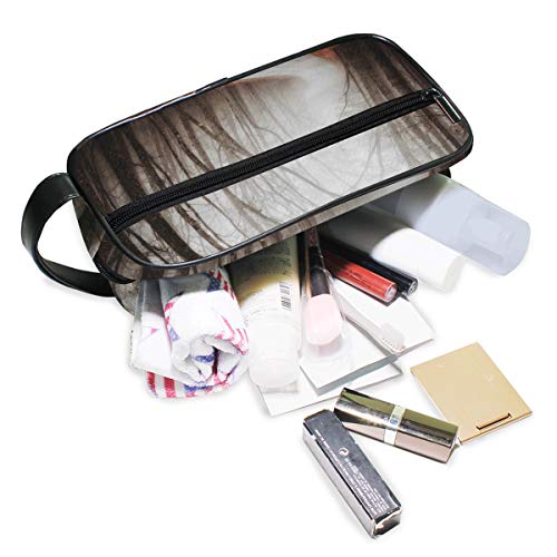 Montoj - Bolsa de aseo para cosméticos, maquillaje en otoño, bolsa de lavado para viajes y hogar