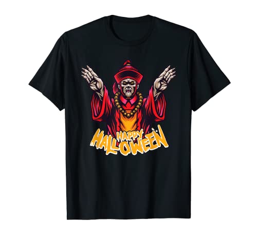Motivo de Halloween - Mago chino malvado Camiseta