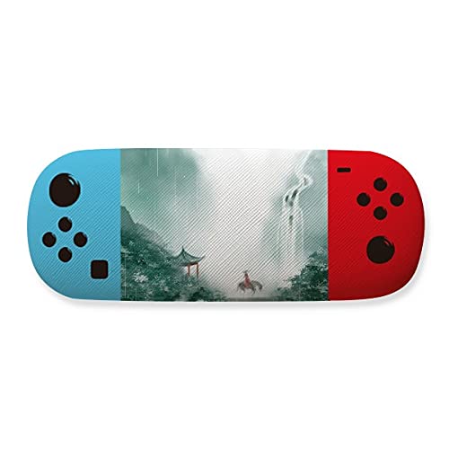 Mountain Rain Mo Chino Acuarela Almacenamiento Gafas Caso Creative Game Shell Holder