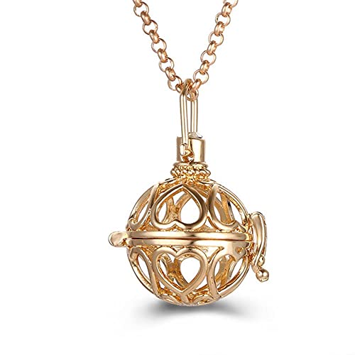 Múltiples estilos Mexico Chime Angel Wings Music Ball Collar Vintage Perfume Locket Collar Aromaterapia Aceite Difusor al por mayor