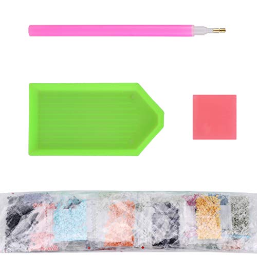 MWOOT DIY 5D Diamante Pintura por Número Kit,Bricolaje Diamond Pasted Painting Rhinestone Bordado de Punto de Cruz Artes Manualidades Lienzo Pared Decoración(30x40cm) -Perro Dálmata