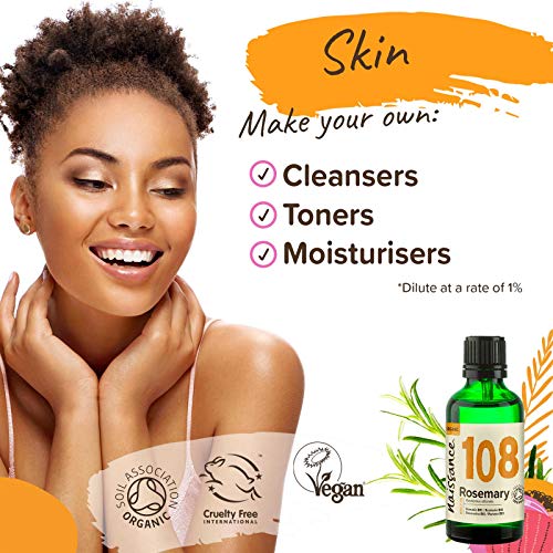Naissance Aceite Esencial de Romero BIO 50ml - 100% puro, vegano y no OGM