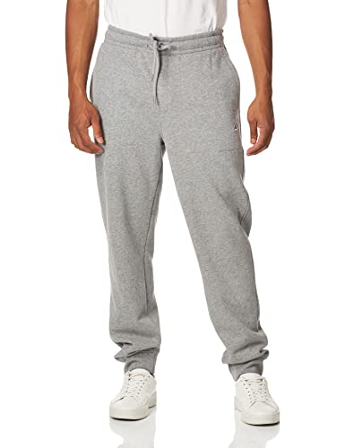 Nautica Men's Anchor Fleece Basic Joggers, Stone Grey Heather, X-Small