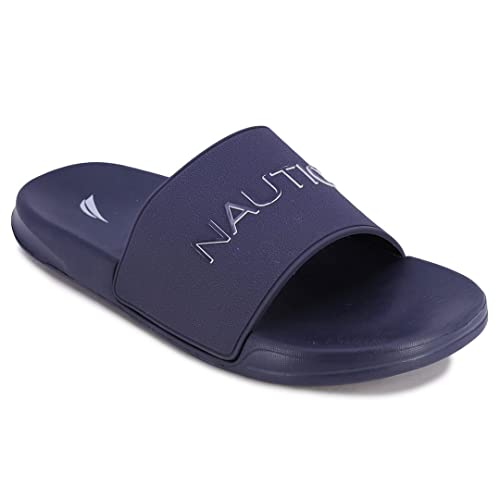 Nautica Men's Athletic Slide Comfort Sandal-Dolan-Navy-8