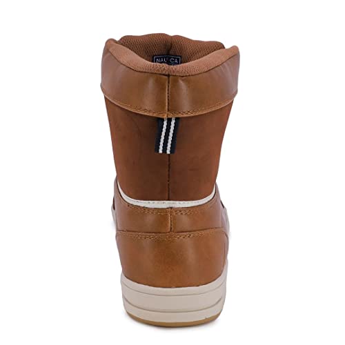 Nautica Mens Lockview Insulated Waterproof Snow Boot-Lockview-Tan 3-7