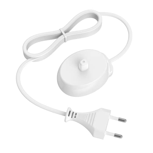 Newding Cargador de Cepillo Eléctrico Oral-B Pro 3 3900 2 2500 600 750 Vitality 100 170 Genius 8000 Smart 4 4500 Kids Junior Niños TriZone Series 3757, Adaptador Reemplazar Braun Oral-B Original