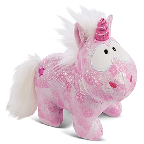 NICI Suave Juguete de Pink Diamond 22 cm – Tiernos Juguetes de Unicornio para niñas, niños y bebés – Animal de Relleno Esponjoso para abrazar y Jugar – Acogedores Animales de Peluche