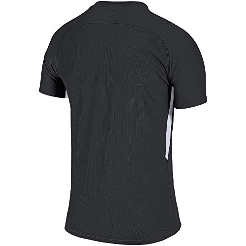 Nike K Tiempo Premier Ss - Camiseta De Manga Corta Unisex - Niños, Negro (Black/ White), M, Unidad
