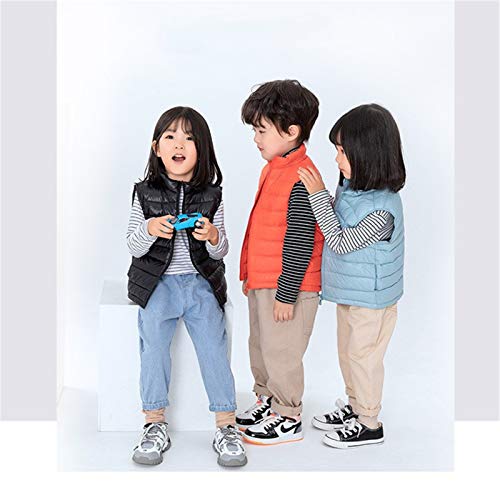 Niños Abajo Chaleco Bebé Chicos Chicas Chaleco de Plumón sin Mangas Acolchado Chaqueta Invierno Abrigo, 12-13 Años