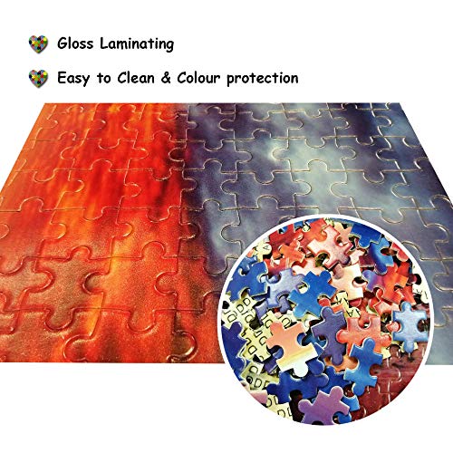 Nonebranded Jigsaws Puzzles 500 Pieces DIY - For Adult Child Prairie Aurora