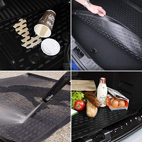 Novline MAT245 - Alfombrilla de Goma para Maletero de Color Negro