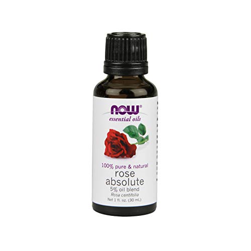 Now Foods Aceite Esencial, Aceite Absoluto De Rosa 1 Unidad 30 ml