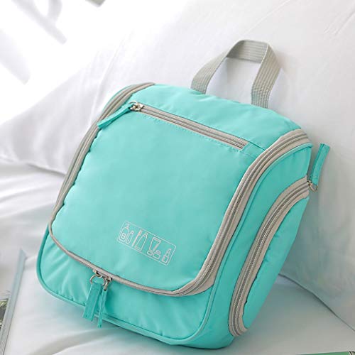 OUMIFA Bolsas de Aseo Neceser,Colgante del Recorrido del artículo de tocador,Bolso cosmético Maquillaje,for Mujeres y niñas Bolsa de Almacenamiento portátil (Color : Blue)