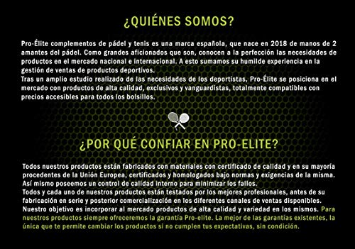 Overgrips Pro Elite Confort. Blister Que Contiene 2 unds en Color Amarillo, 2 unds en Color Rosa, 1 Verde, 1 Naranja, Todos Perforados.