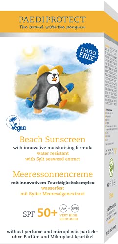 PAEDIPROTECT Protector solar facial para niños, Crema Solar infantil SPF 50+ 75 ml, crema solar sin perfume y resistente al agua, factor de protección solar para la cara y el cuerpo