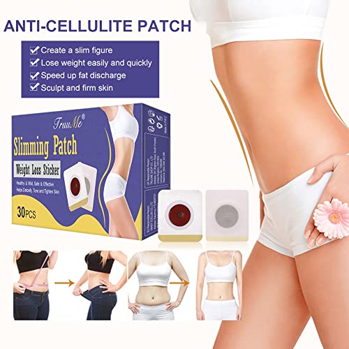 Parches Adelgazantes Efectivos, Rápido Slim Patches, Parche para Adelgazar, Parches Adelgazantes, Anticelulítico y Quemagrasas, Acelera el Metabolismo, Restaura Rápidamente un Cuerpo Sano y Delgado