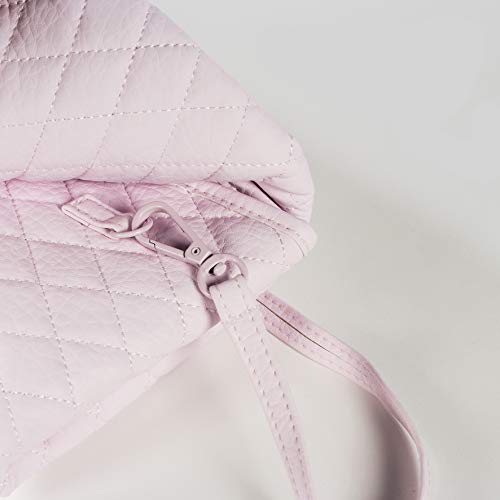 Pasito a Pasito. Cambiador para Bebé Portátil María. Formato plegable, cómodo, ideal para cambiar a tu bebé donde sea. Eco-leather tipo vacuno Color Rosa. Medidas 48 X 71 X 1 cm.