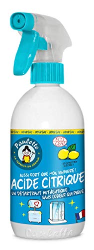 Paulette, Ácido cítrico líquido, desincrustante anticalcario, original, Ecocert, limpieza profunda, 500 ml