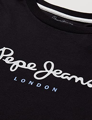 Pepe Jeans Art Camiseta, 990washed Black, 6 para Hombre