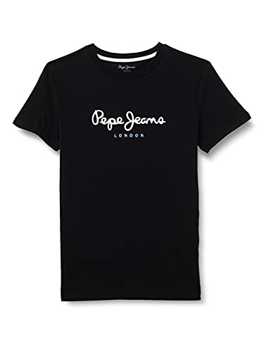 Pepe Jeans Art Camiseta, 990washed Black, 6 para Hombre