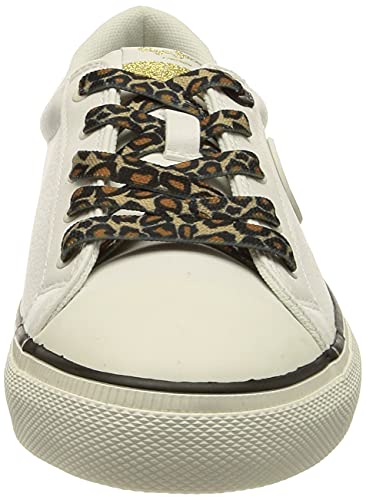 Pepe Jeans Kenton Patty, Zapatillas Mujer, 800 Blanco, 38 EU