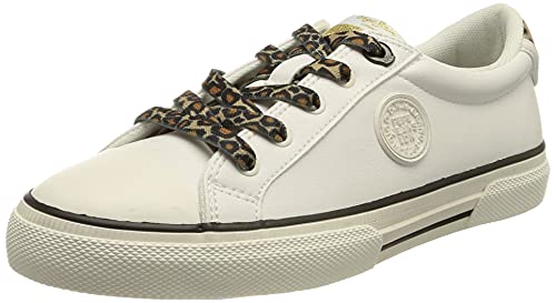 Pepe Jeans Kenton Patty, Zapatillas Mujer, 800 Blanco, 38 EU