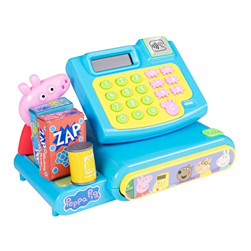 Peppa Pig, Caja Registradora, Juguete Infantil, Producto Oficial Peppa Pig, Multicolor (CyP Brands)