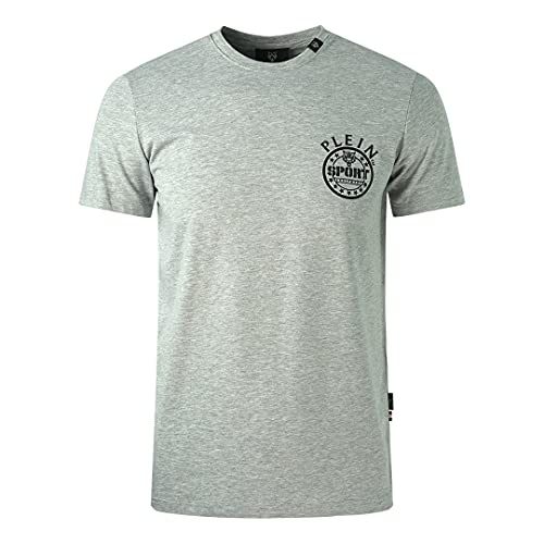 Philipp Plein Sport Equipo Logo Camiseta Gris, gris, XL