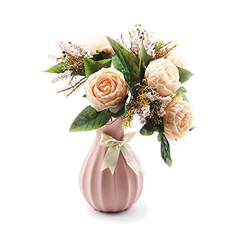 Piezas Artificial Peonía Seda Flores Bouquet para Boda Inicio Jardín Fiesta Decoración Vintage Artificial Rose Peony Wedding Home Bouquet Bodas, oficinas, hoteles, decoración, arreglos Florales