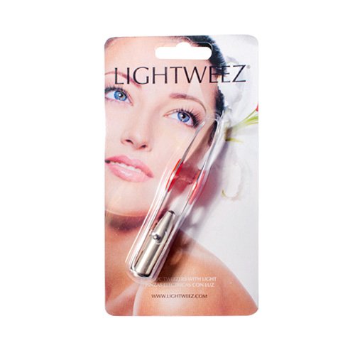 Pinzas con luz lightweez adecuada Depilación Cejas