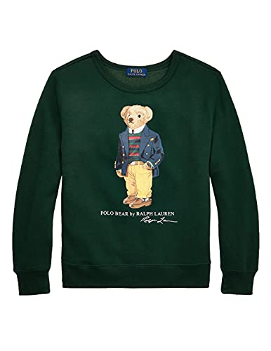Polo Ralph Lauren - Sudadera Verde sin Capucha para niño - Niño (8A)