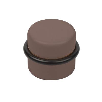 POMOLINE 8 Un. Tope Puerta Madera lacada Marron Chocolate 37x32MM con Adhesivo para Suelo