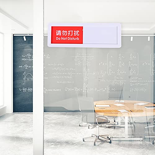 POPETPOP Hacer Señal de Privacidad No Molestar Vacante Muestra de La Puerta Deslizante Signo Indicador de Ocupado para El Baño de La Oficina en Casa Hoteles de Conferencias Del Hospital