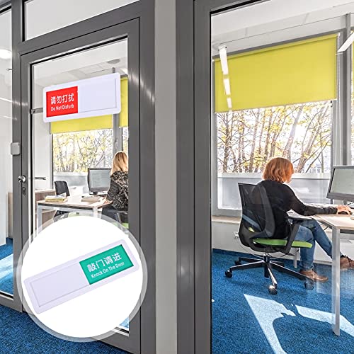 POPETPOP Hacer Señal de Privacidad No Molestar Vacante Muestra de La Puerta Deslizante Signo Indicador de Ocupado para El Baño de La Oficina en Casa Hoteles de Conferencias Del Hospital