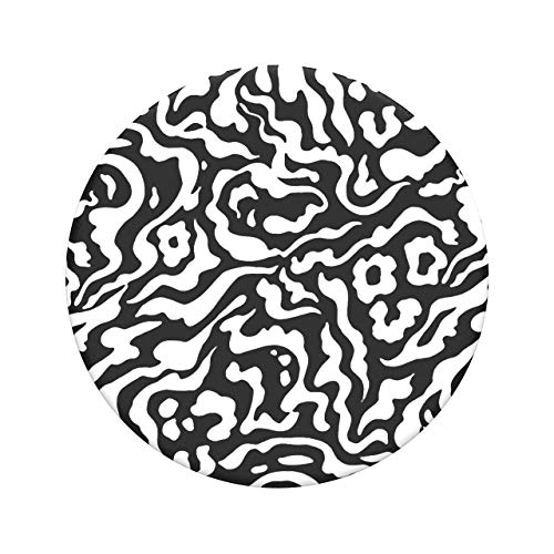 PopSockets PopGrip - Soporte y Agarre para Teléfonos Móviles y Tabletas con un Top Intercambiable - Zebra Melt